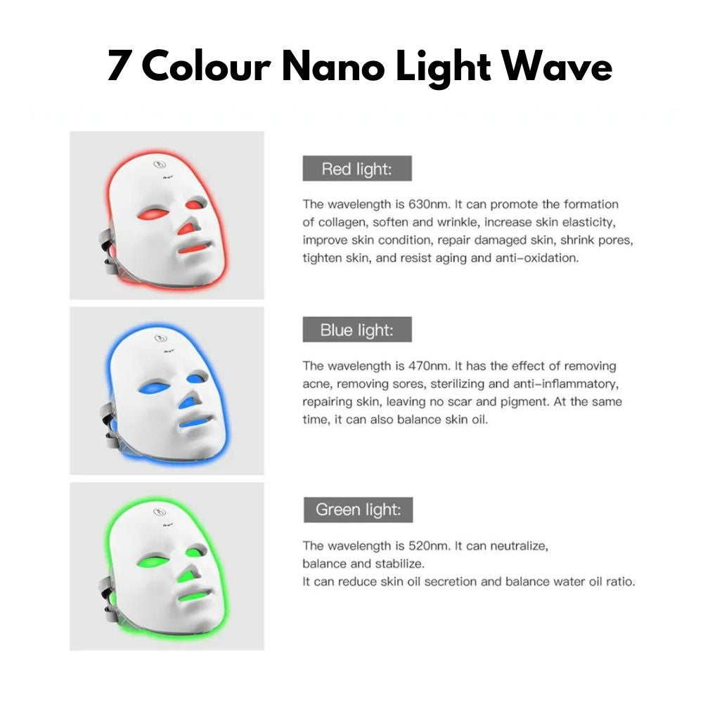 Red Light Therapy Face Mask